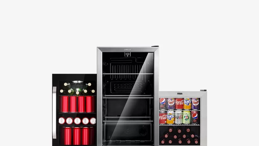 Kleine minibar koelkasten