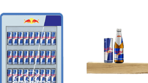 Redbull koelkast voor je energiedrankjes